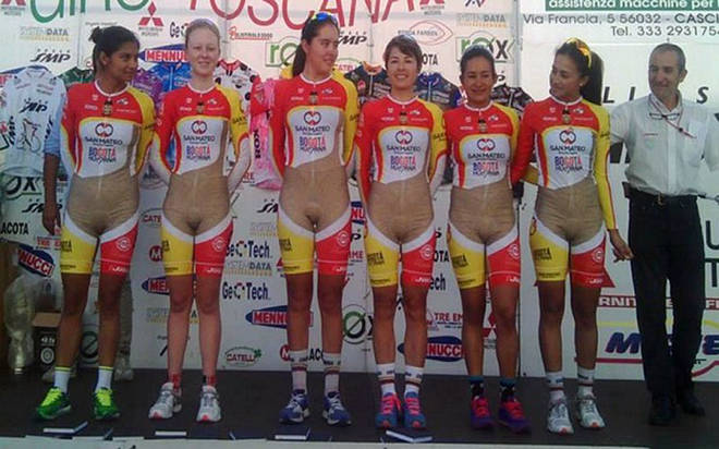 Scandalo Nel Ciclismo Le Colombiane Indignano Con La Mise Nuda Foto