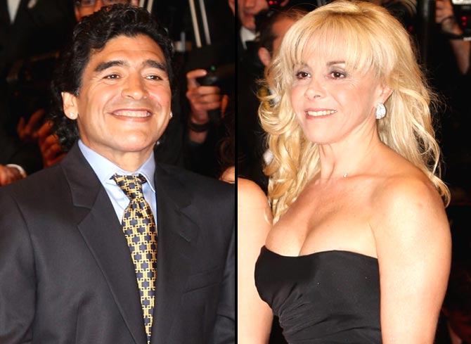 Maradona può far causa all'ex moglie Claudia Villafane [GALLERY]