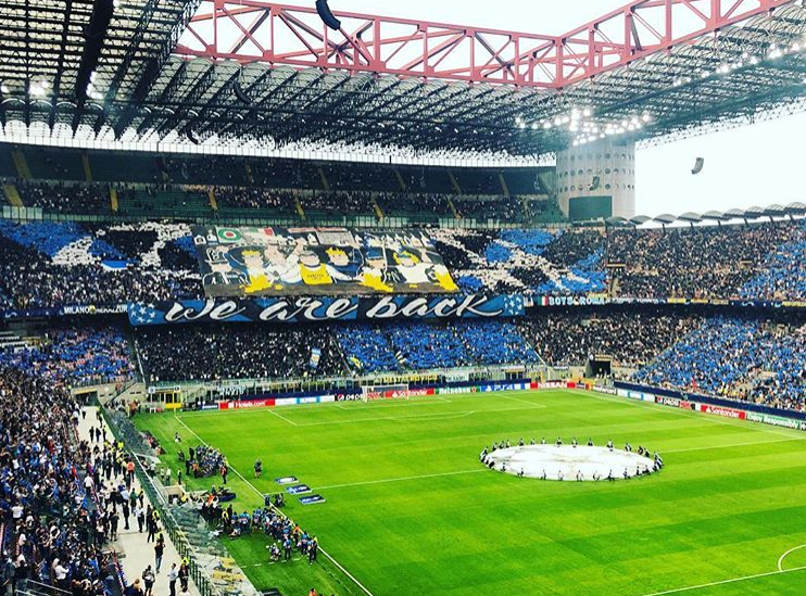 Coreografia Inter Tottenham Spettacolo Incredibile A San Siro Foto E