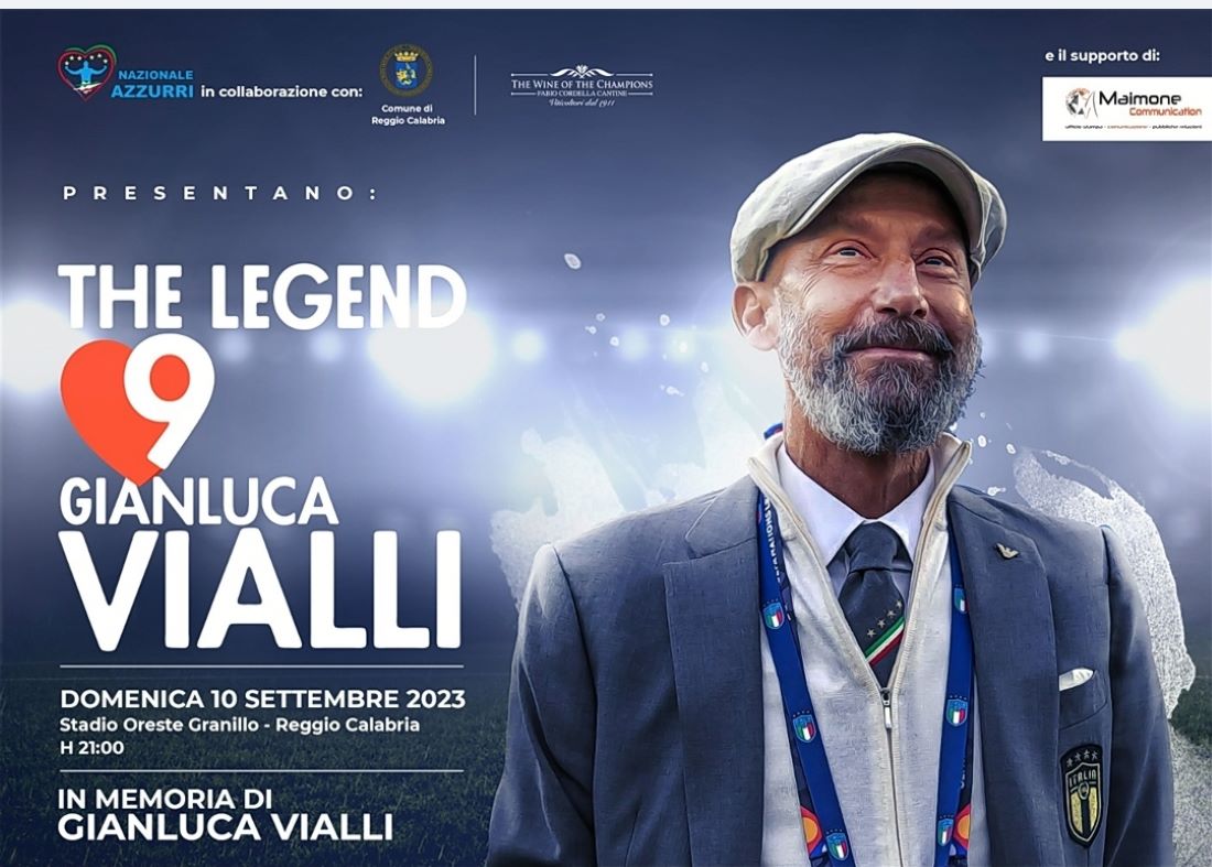 The Legend Gianluca Vialli Allo Stadio Oreste Granillo Di Reggio Calabria