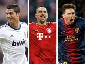 ronaldo ribery messi