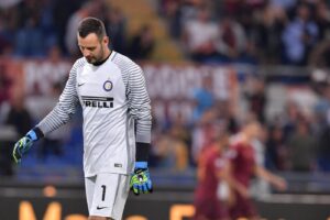 Handanovic (Foto LaPresse/Alfredo Falcone)