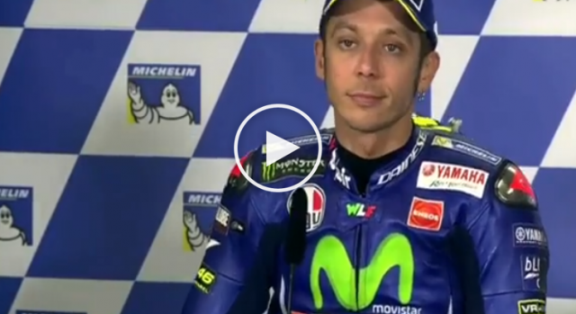 Valentino Rossi continua il suo show personale: esilarante ...