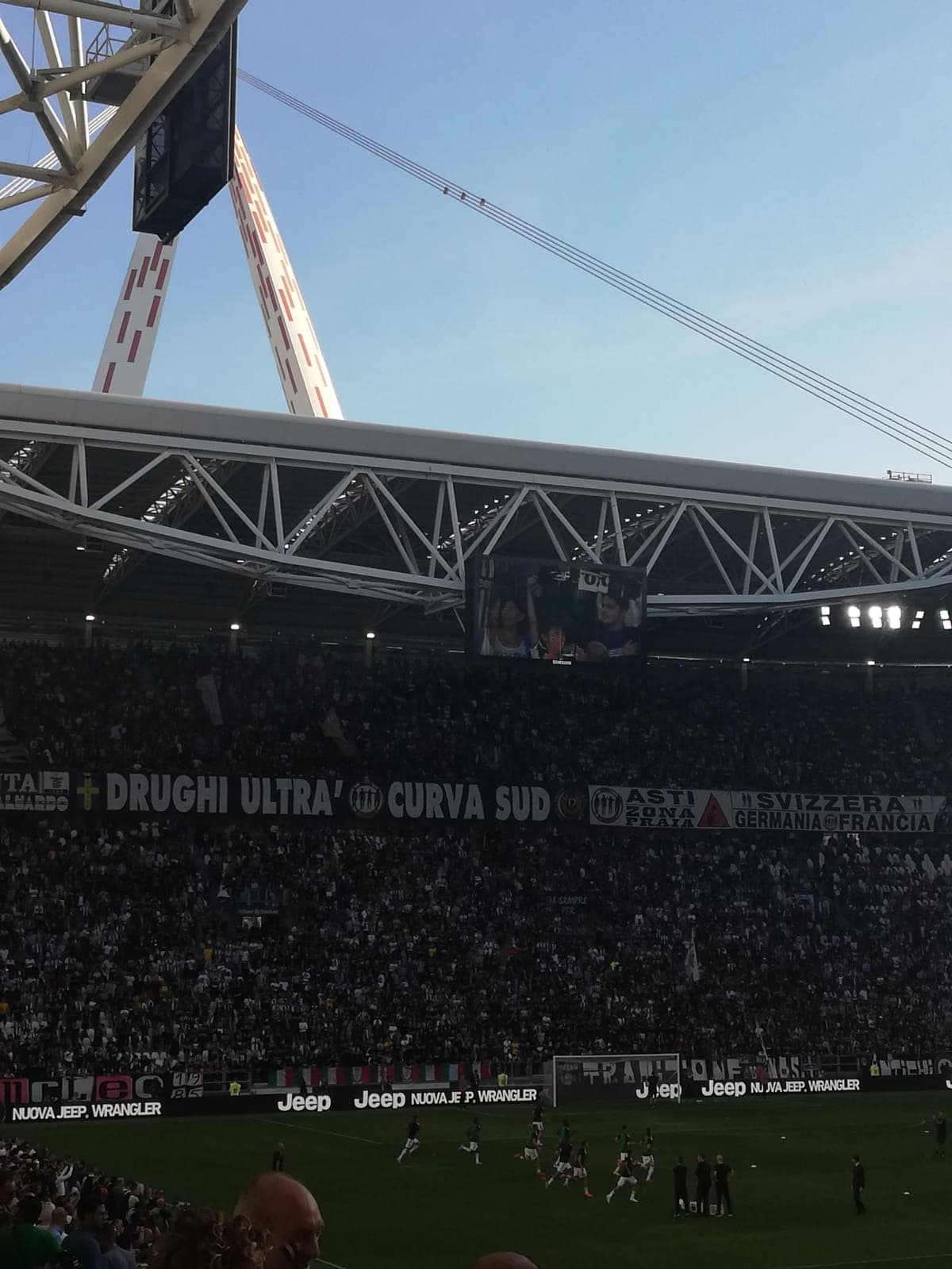 Coreografia Juventus-Napoli, spettacolo incredibile ...