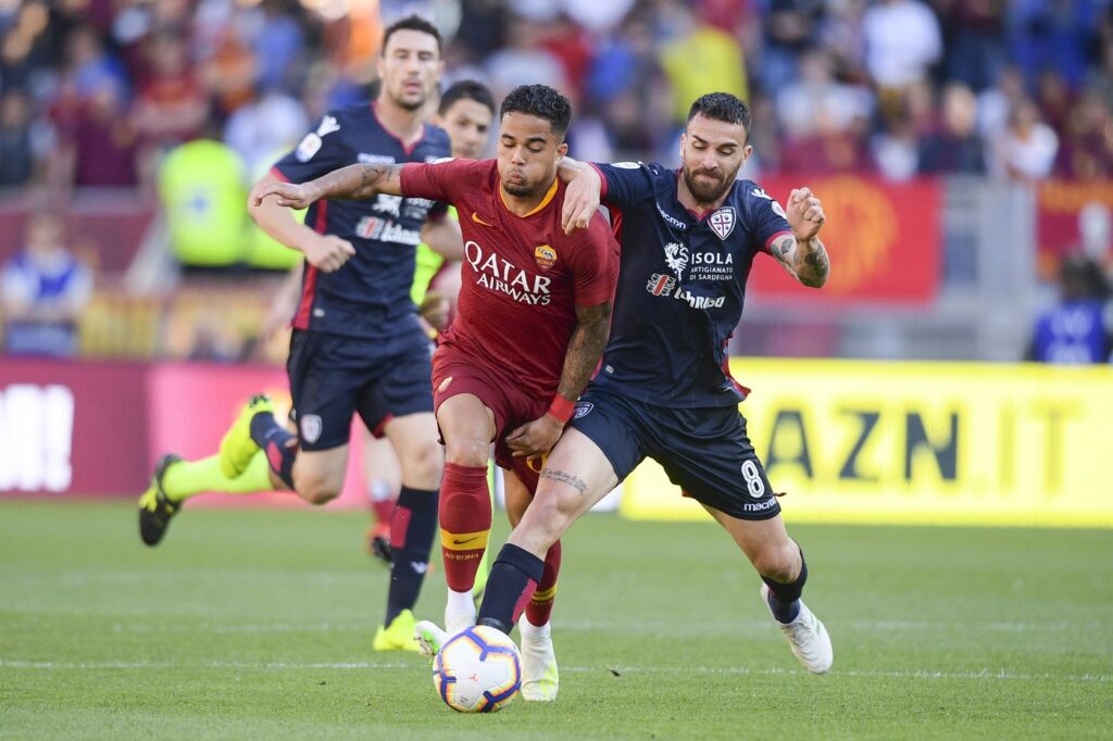 roma cagliari streaming