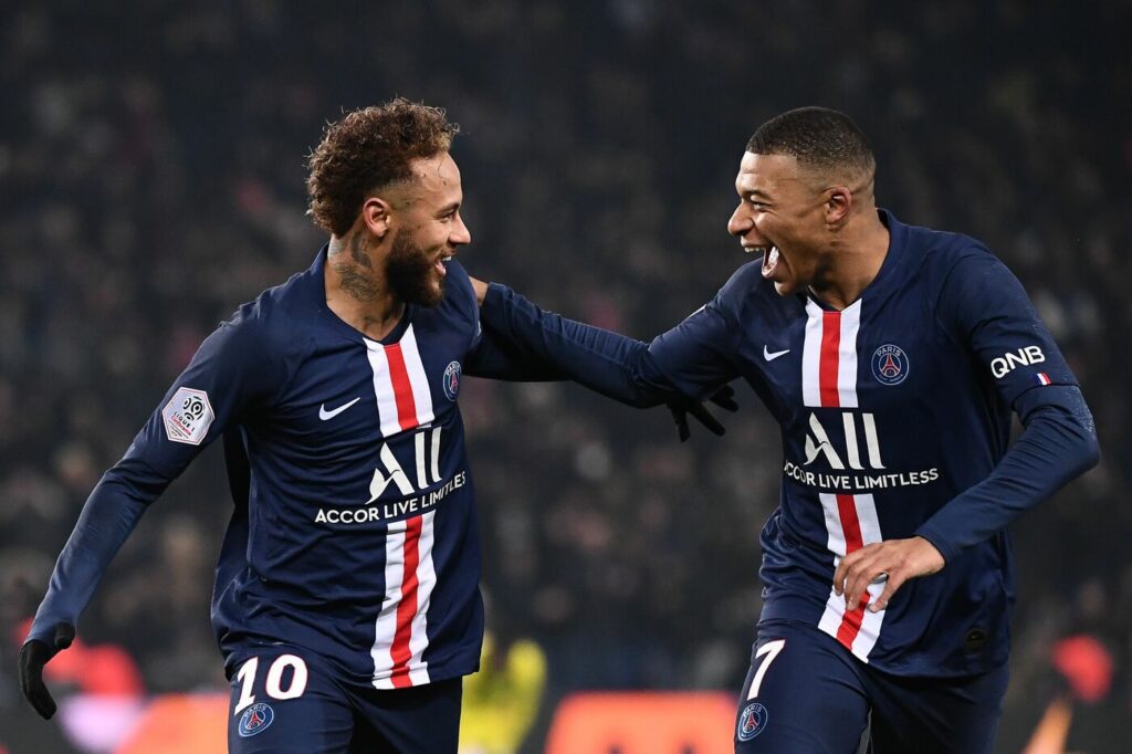 neymar e mbappè