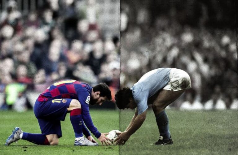 messi e maradona