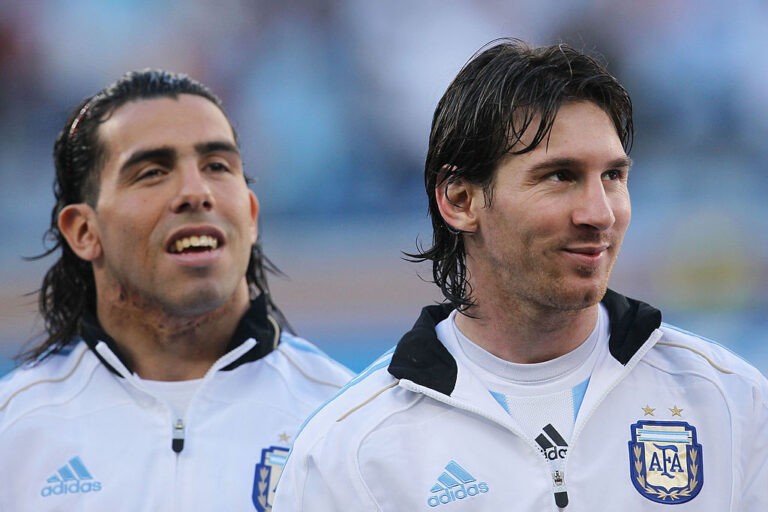 Tevez e Messi