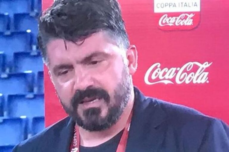 Gattuso lacrime