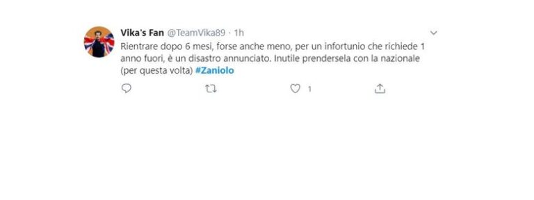 infortunio Zaniolo