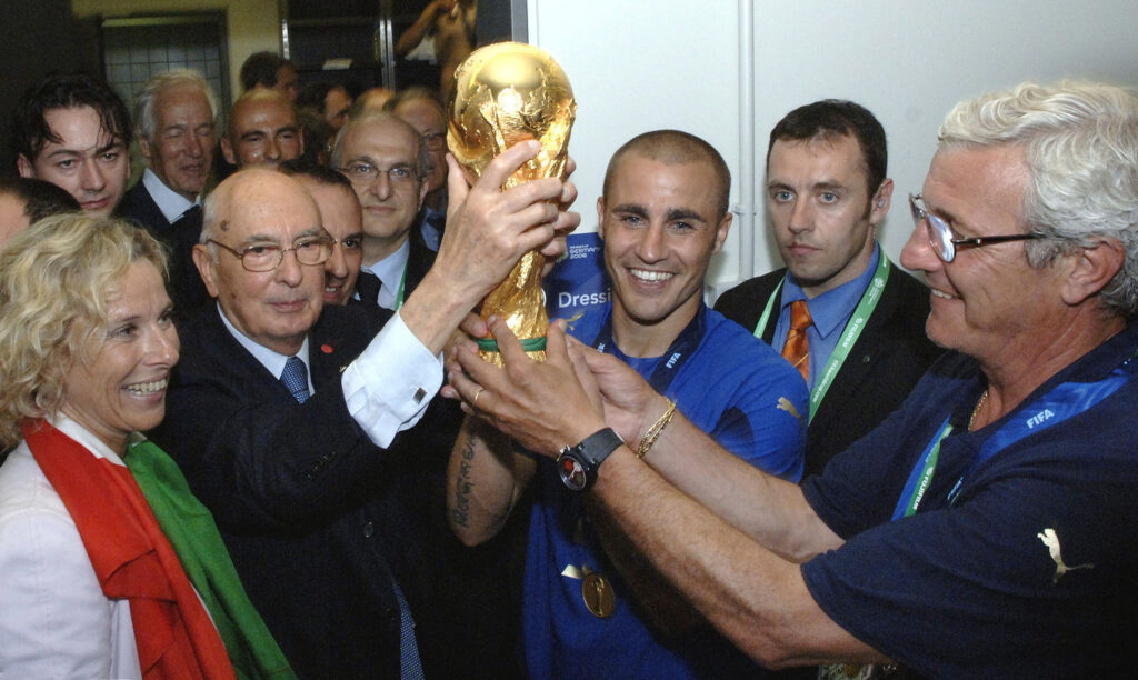 Giorgio Napolitano vittoria Italia Mondiali 2006
