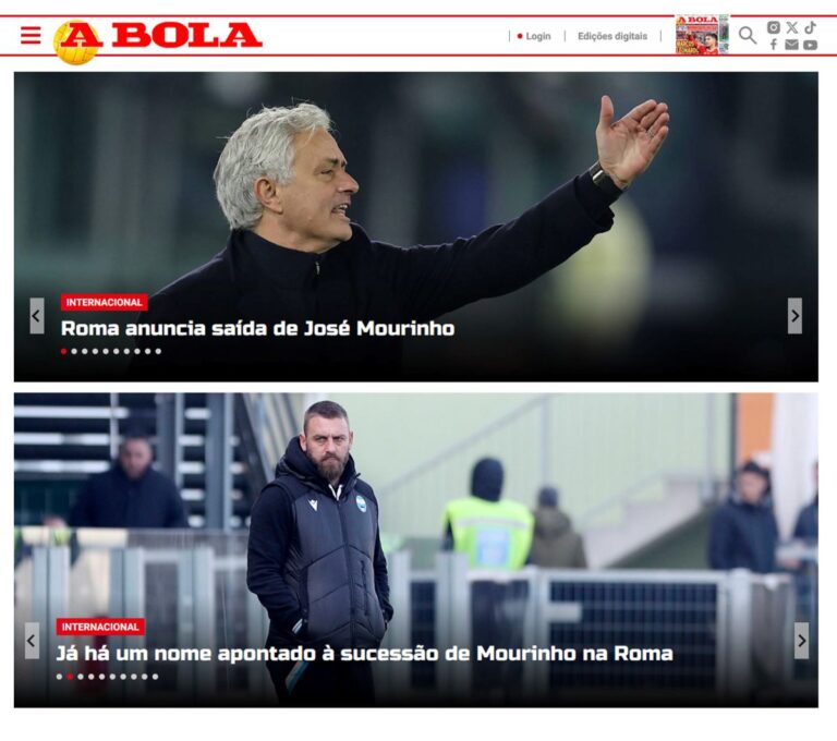 esonero Mourinho