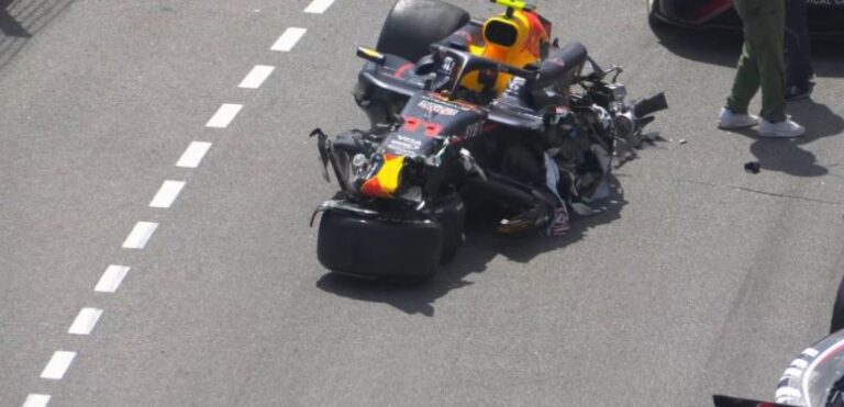 Incidente Sergio Perez GP Monte-Carlo