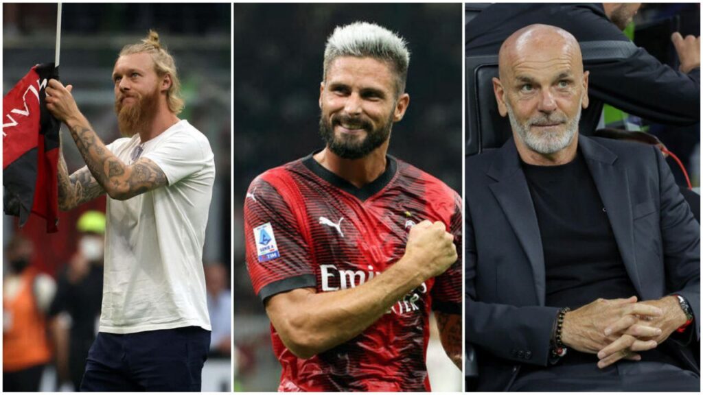 Kjaer, Giroud, Pioli