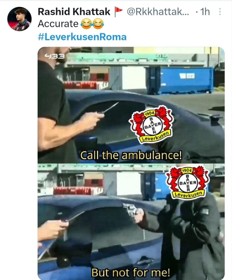 Lerkusen-Roma meme