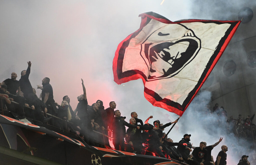 Tifosi Milan Curva Sud