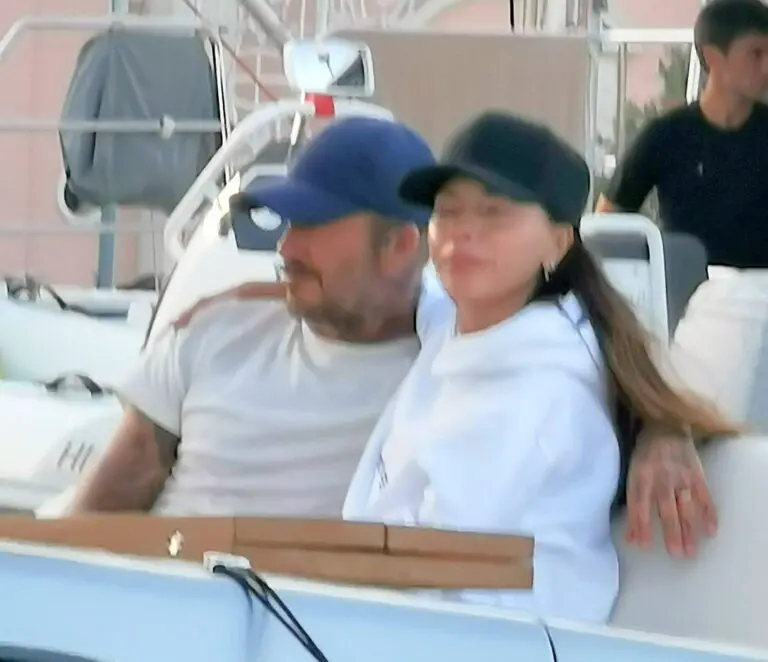 David Beckham Victoria Adams Isole Eolie yacht