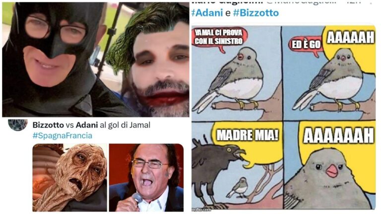Meme Telecronaca Bizzotto-Adani