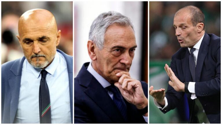 Spalletti, Gravina, Allegri, Nazionale