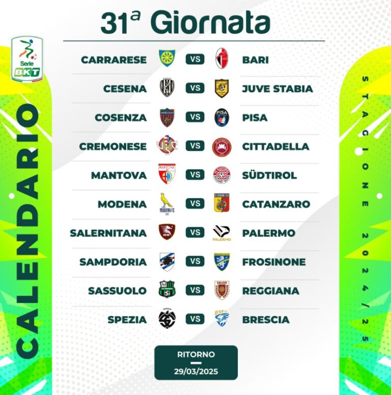 calendari Serie B