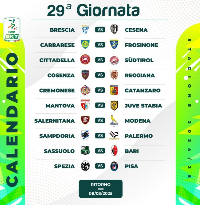 calendari Serie B