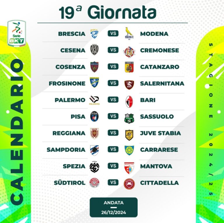 calendari Serie B