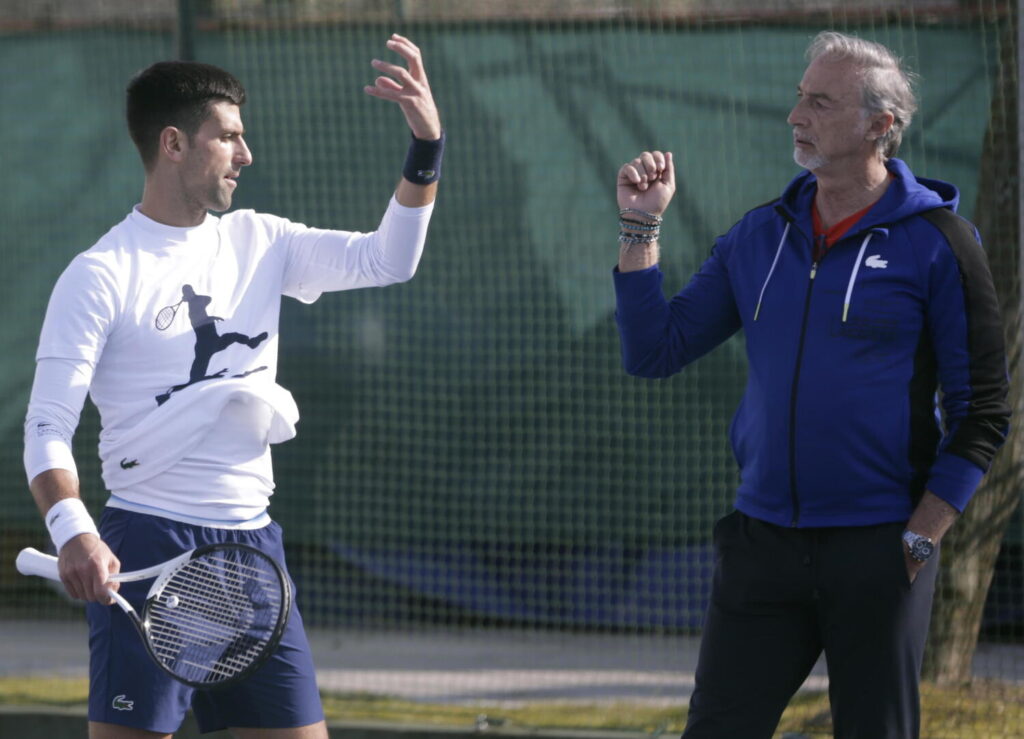 Novak Djokovic e Marco Panichi