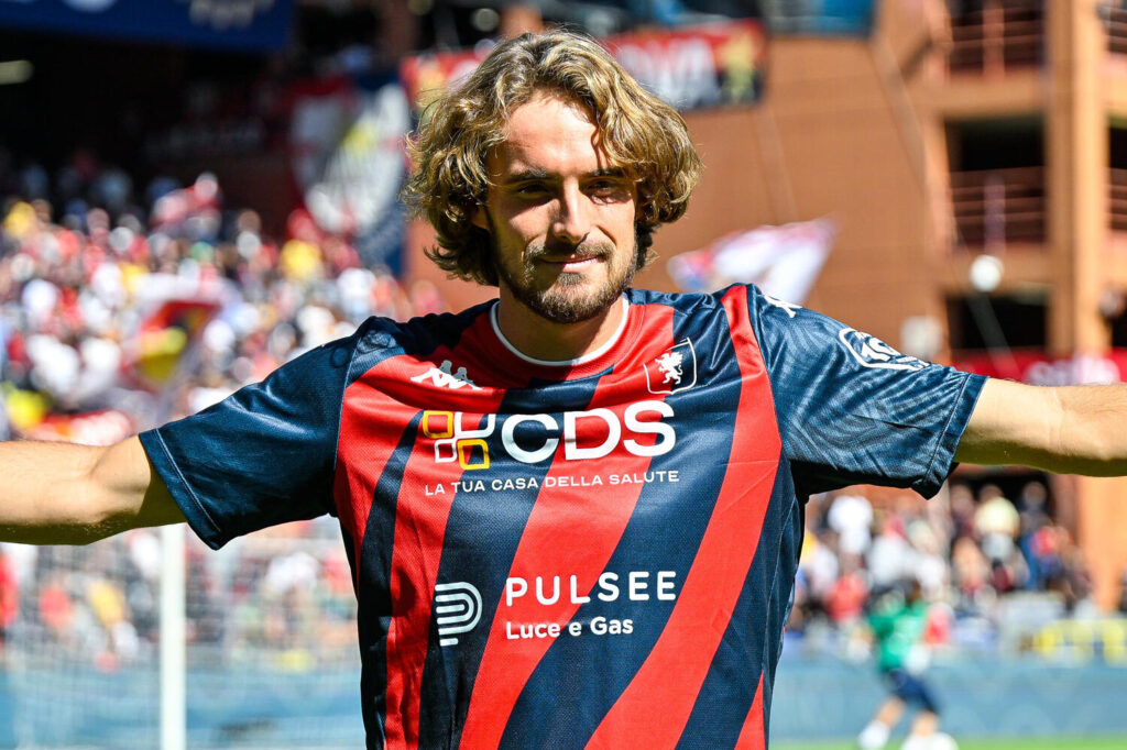 Stefanos Tsitsipas tifoso Genoa