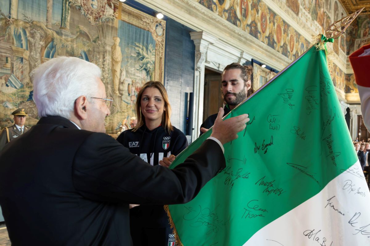 Parigi 2024: Tamberi si commuove per le parole di Mattarella