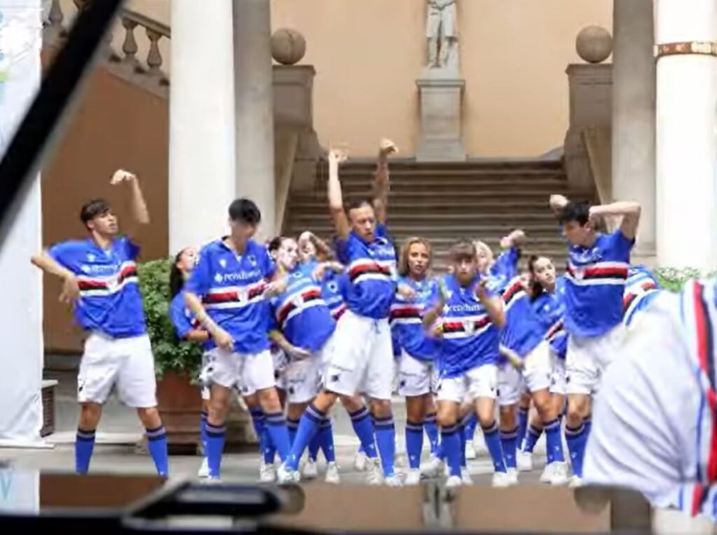 flash mob Sampdoria